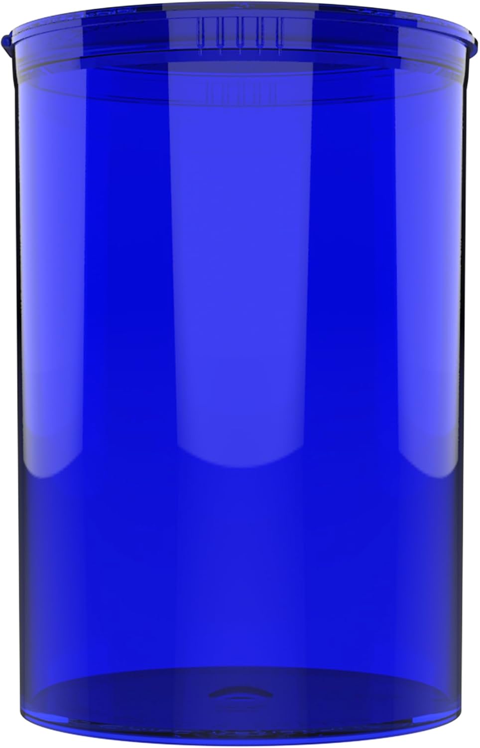 Dragon Chewer 160 Dram CR Plastic Packaging Pop Top Containers - Child Resistant Travel Holder Vial Bottles - 33 qty (Translucent Blue)