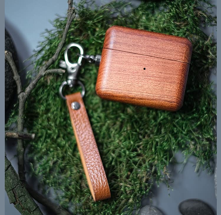 Amazon | AirPods Pro (第2世代) ナチュラルウッドケース レザー