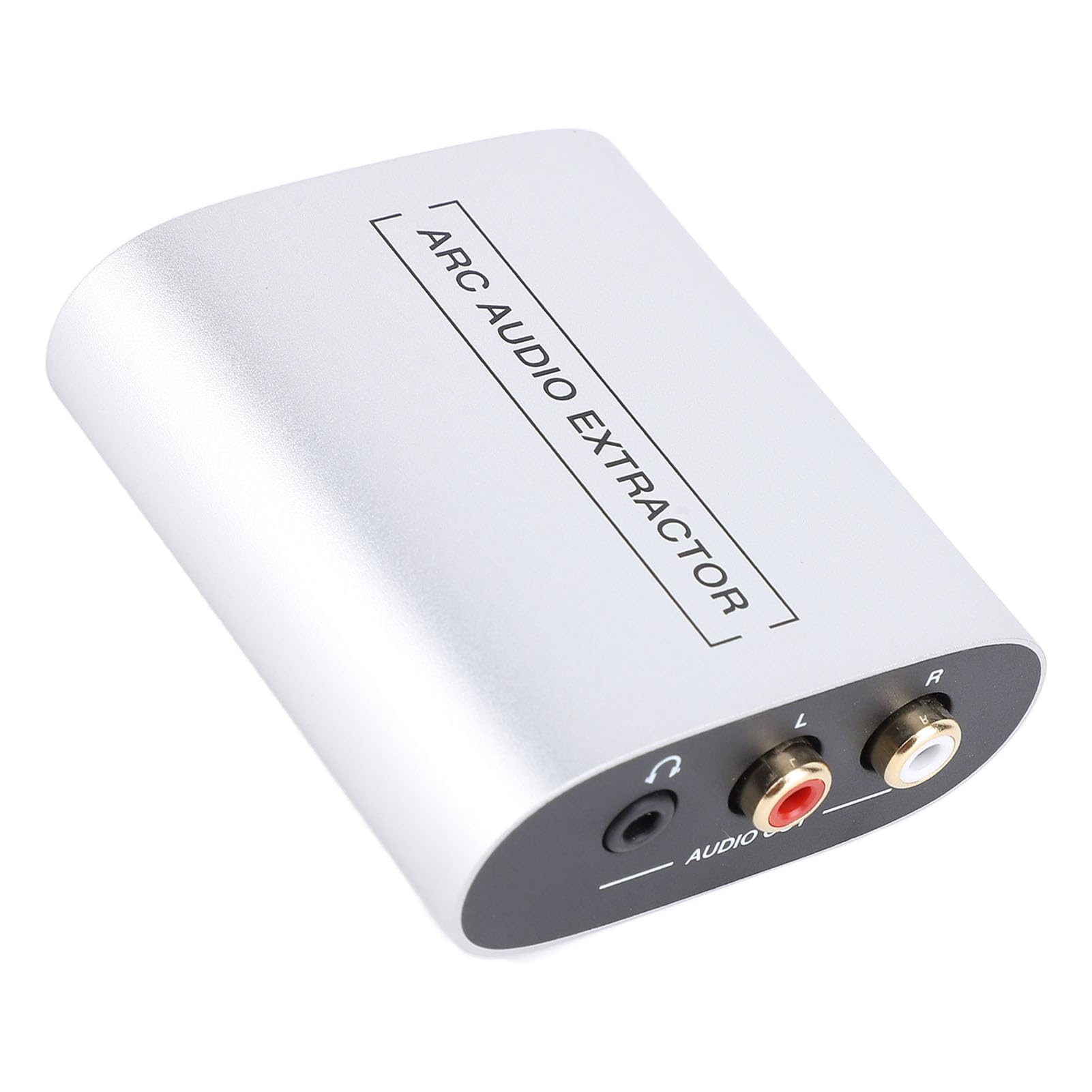 Sxhlseller Convertitore Estrattore con Funzione ARC per Televisori Ad Alta Definizione, Supporta Interfaccia Multimediale HD 1.4, Jack da 3,5 Mm, Porte AV LR, Uscita Stereo Analogica, Struttura in