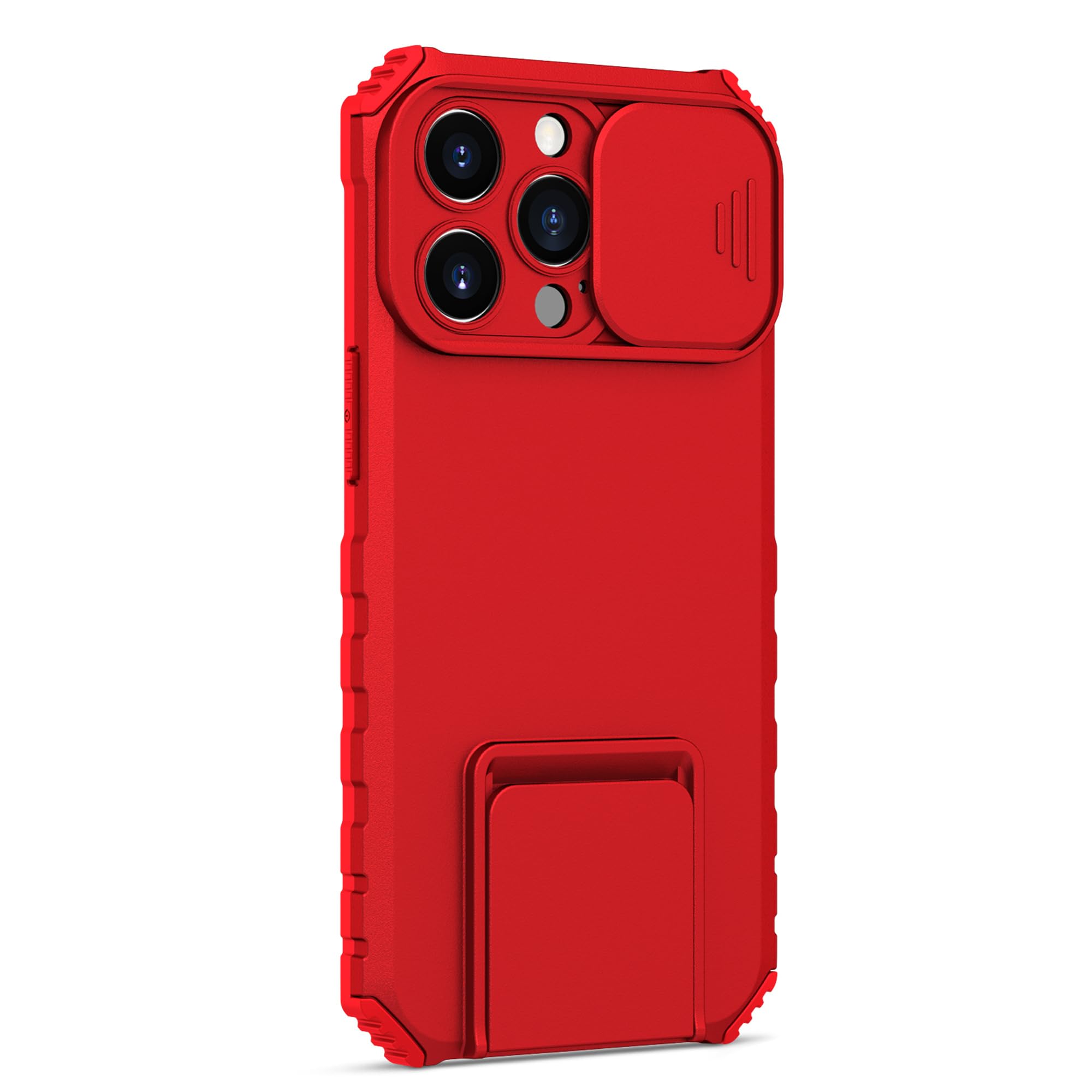 DASFOND Cover per iphone 16 con Protezione Della Fotocamera, Custodia per Cellulare Militare Antiurto e Resistente All'usura Aggiornata al,Nero