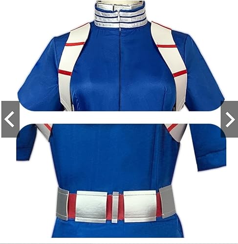 Miniatura 3 de Cosplay Life My Hero Shoto Todoroki Anime Academia Student Cosplay - Conjunto completo de disfraz con falda, camisa, chaleco y cinturón