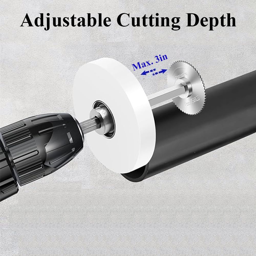 Inside Pipe Cutter with 4 Sizes Saw Blades - Image 3