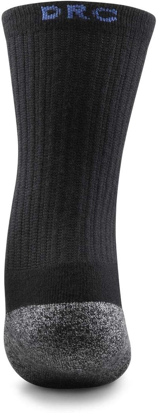 Dr. Comfort Transmet Crew Socks for Partial Foot Amputation - Small - Men's 6.5-8/Women's 7.5-9 - Black : Clothing, Shoes & Jewelry