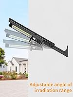 Vista 6 de intelamp Solar Street Lights Outdoor Waterproof 3000LM 12500mAh Dual Motion Sensor Dusk to Dawn Security Floodlight Lamp Outside, LED Flood Lighting