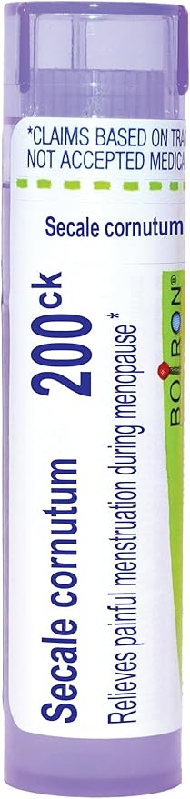 My Personal Guide to the Best Homeopathic Remedies for Intermittent Claudication 12 Boiron Secale Cornutum 200Ck for Painful Menstruation During Menopause - 80 Pellets
