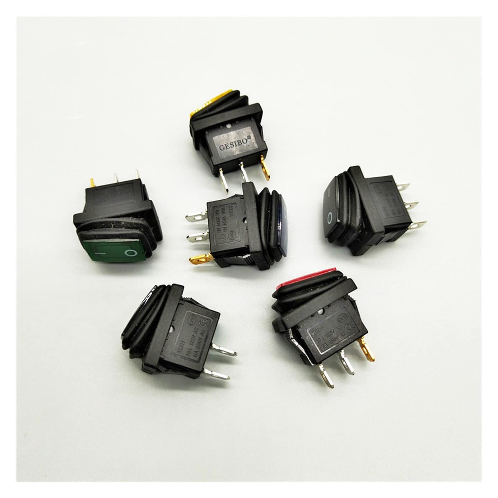 Amazon.com: KNKQZXVDF Rocker Switch KCd1 12V / 220V LED Waterproof
