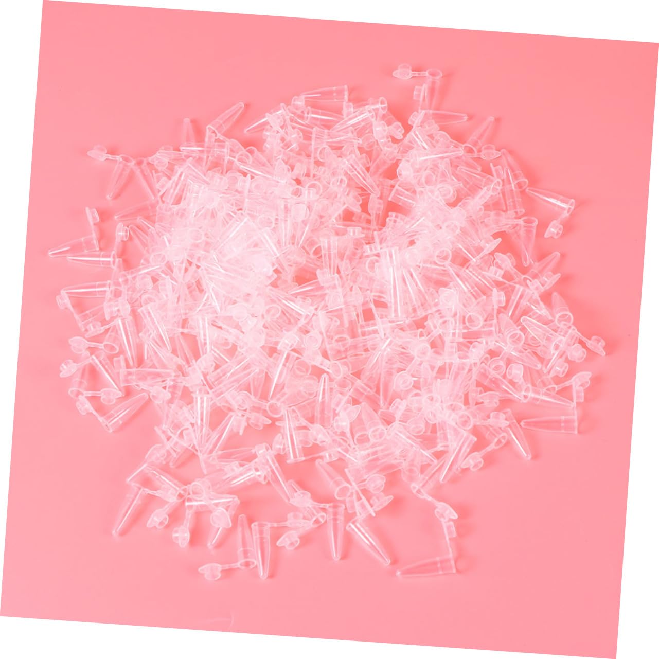 ULTECHNOVO 2000pcs Plastic Vials Flat Leak- Laboratory Containers for Testing for Chemistry and Experiments