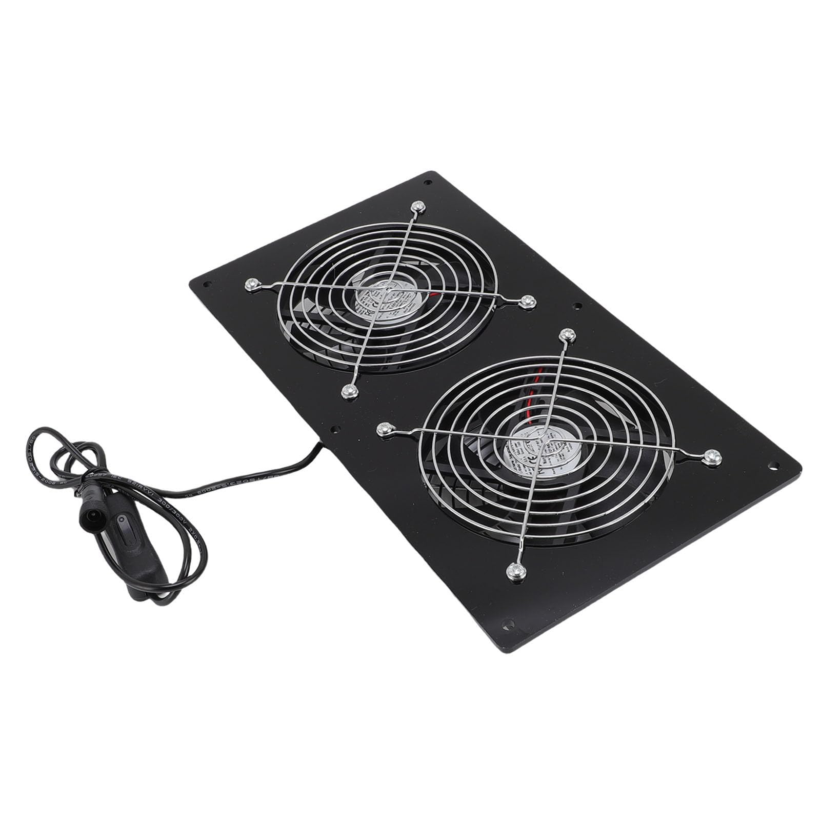 Brrnoo Kit Ventilatore Solare con Ventole e Pannello Solare 15W, per