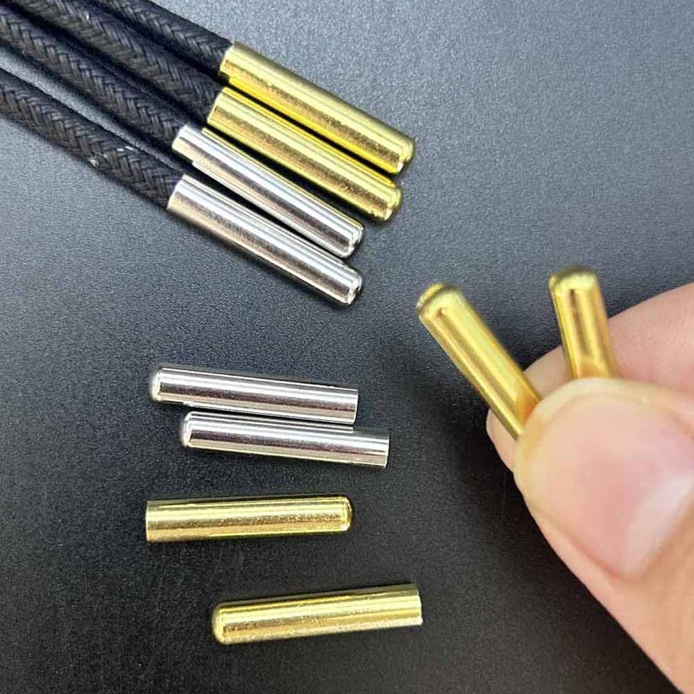 Shoe Lace Ends Tips 160 PCS Metal Shoelaces Tips Head Replacement Repair Aglets DIY Sneaker Kits