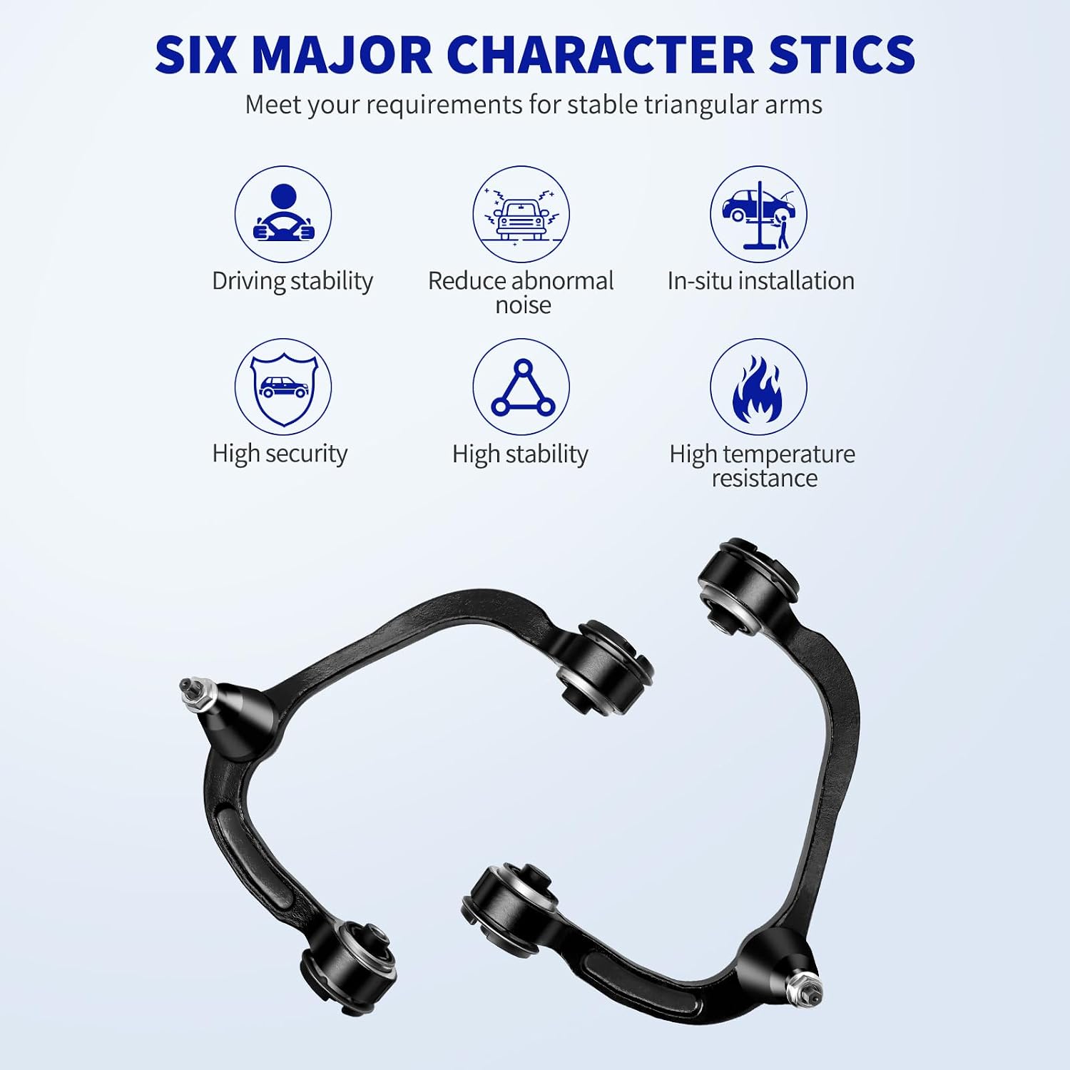 LCWRGS 12pcs Front Suspension Kit Compatible with 2009-2014 Ford F-150 4WD 4X4, 2 Upper Control Arms 2 Lower Ball Joints 2 Sway Bar Links 4 Inner & Outer Tie Rods 2 Boots