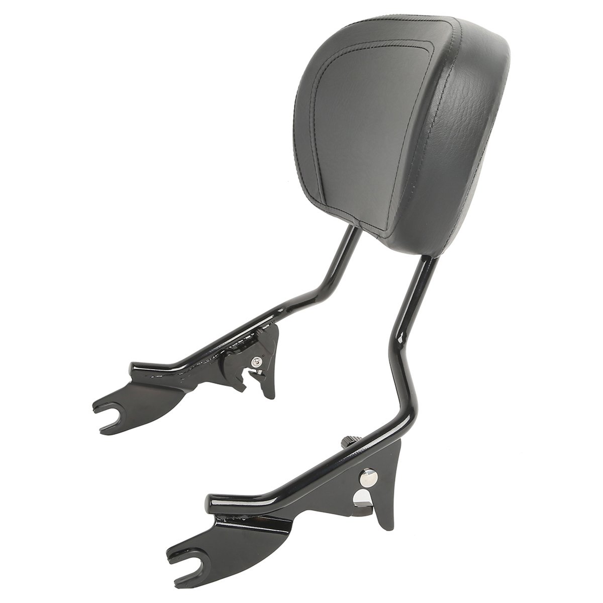 XMT-Motor Sissy Bar Amovible avec Coussinet de Dossier pour Harley Touring Road Glide FLTRX Electra Glide FLHT Road King FLHR Street Glide FLHX 2009 et ultérieurs