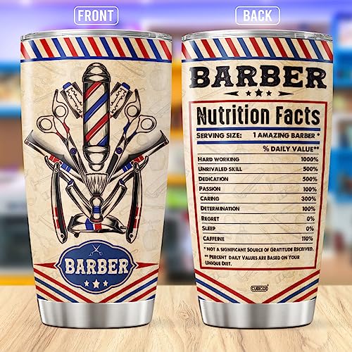 55% Off CUBICER Barber Coffee Tumbler - Insulated Travel Mug Gift - Image 2