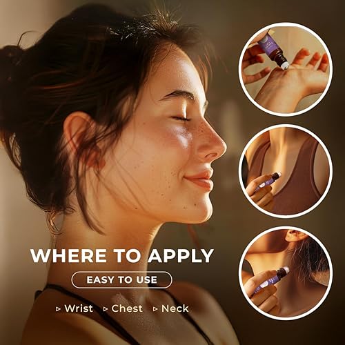 Miniatura 4 de Gya Labs Aceite esencial roll-on para aliviar el dolor de cabeza, comodidad relajante portátil para tu cabeza, una mezcla de aceites de aromaterapia