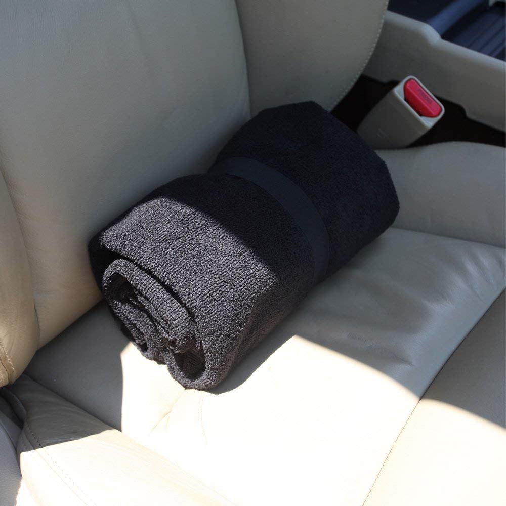 Housse pour siège de Voiture pour l'avant,Sièges arrière，Protection du siège Voiture Universelle, Housses de siège Individuelles,Coton,modèle Universel,étanche,Tissu-éponge (Siège avant-Kaki)