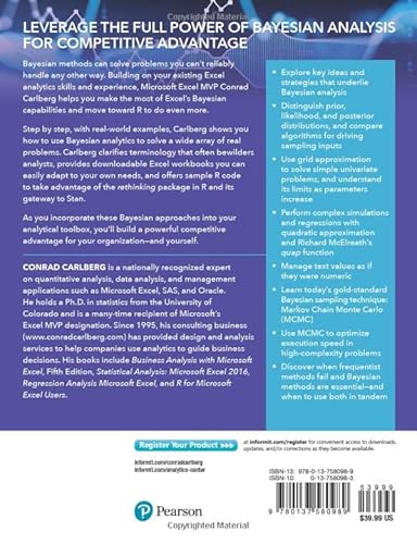 Bayesian Analysis with Excel and R