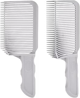 2PCS Men's Fade Comb Set -Fade Comb & Texture Combs Professional Barber Comb for Men,Perfect Barber Tool for Fading and Precision Haircuts at Home or Salon