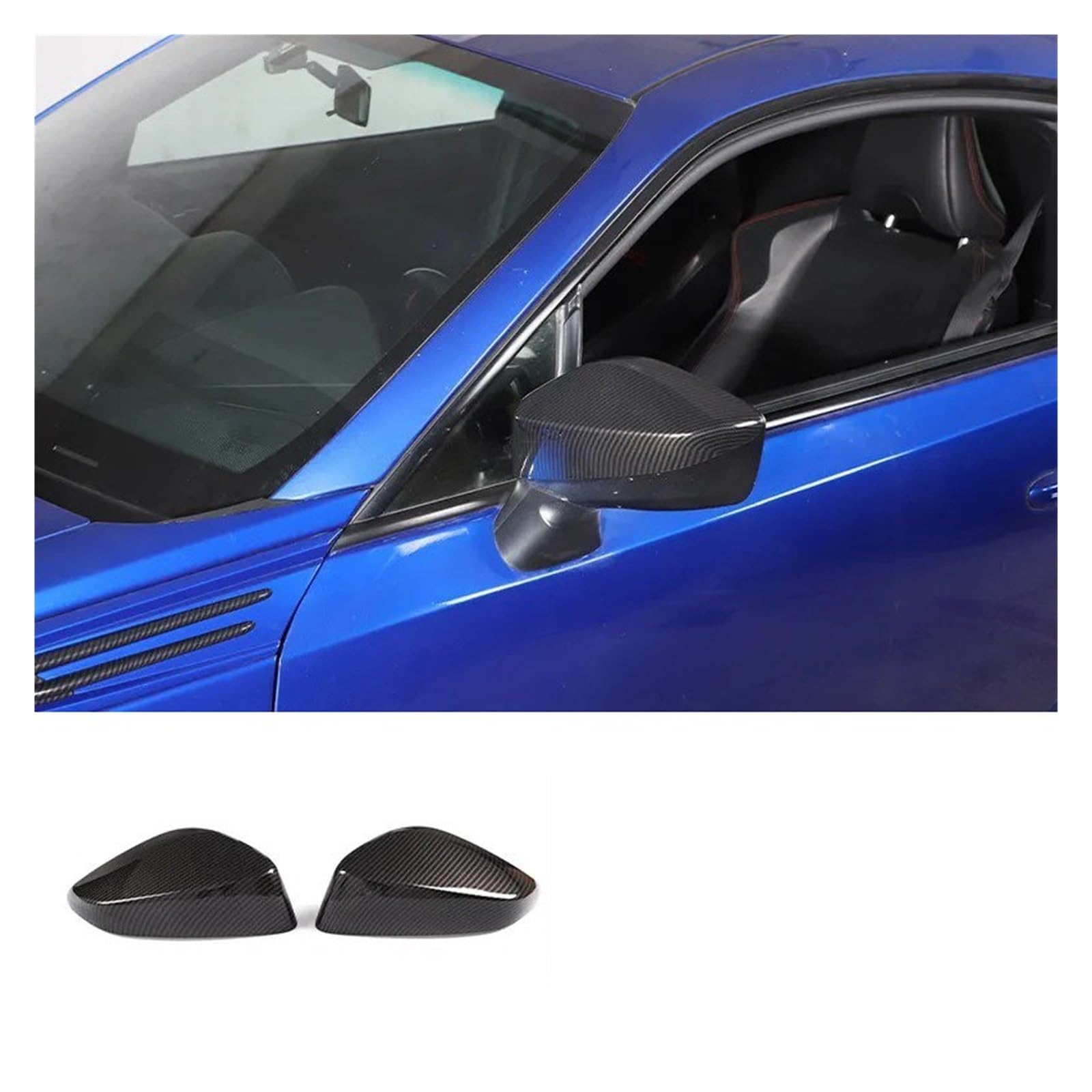 Car Accessory for Subaru for BRZ for Toyota 86 GT86 2012-2020 ABS Car Shift Armrest Panel Sticker Interior Modification Accessories 2 Pieces Interior Mouldings(S)
