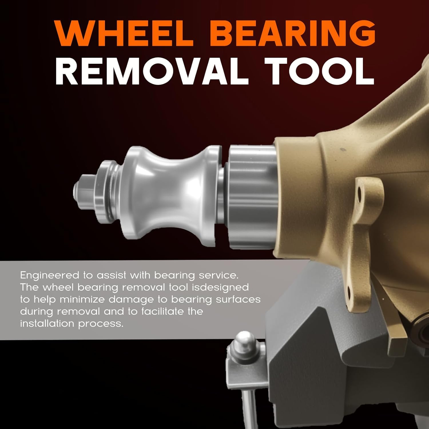 Wheel Bearing Removal Tool Compatible with Polaris Ranger RZR General Sportsman,for 40 and 44 mm Wheel Bearings