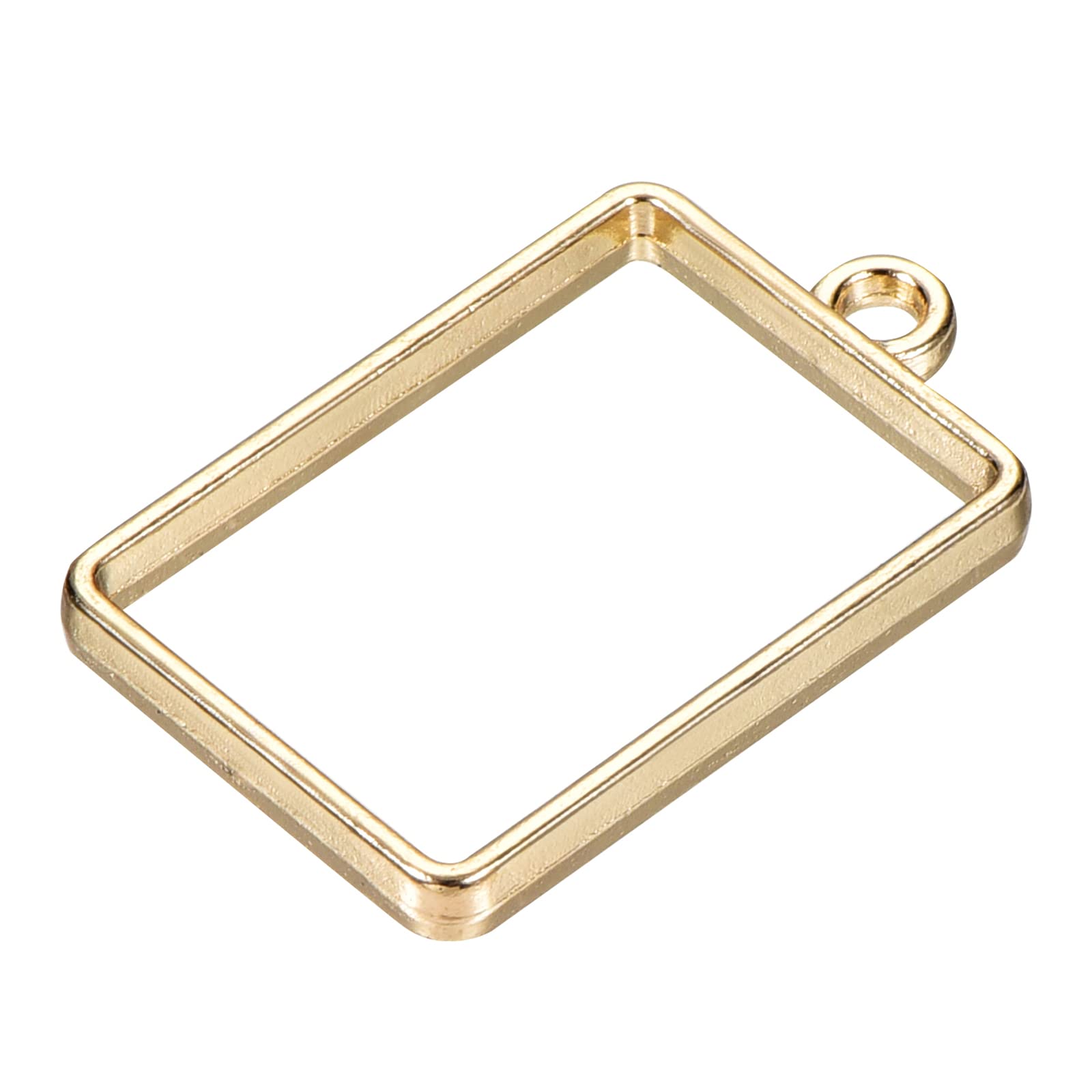 M METERXITY 10 Pack Open Bezels for Resin, Hollow Frames Alloy Rectangle Shaped - Image 4