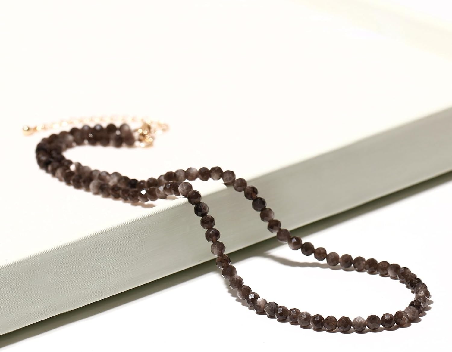 Simple Faceted Beads Necklace Boho 3-4mm Energy Crystals Choker Necklaces for Women Trendy Handmade Jewelry - Image 8