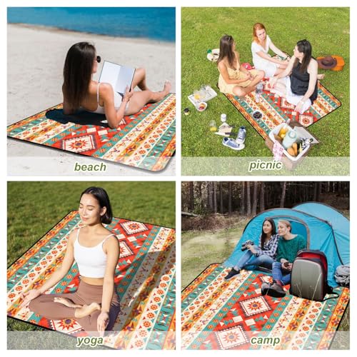 Couverture de pique-nique lavable en machine avec sangle de transport - 6