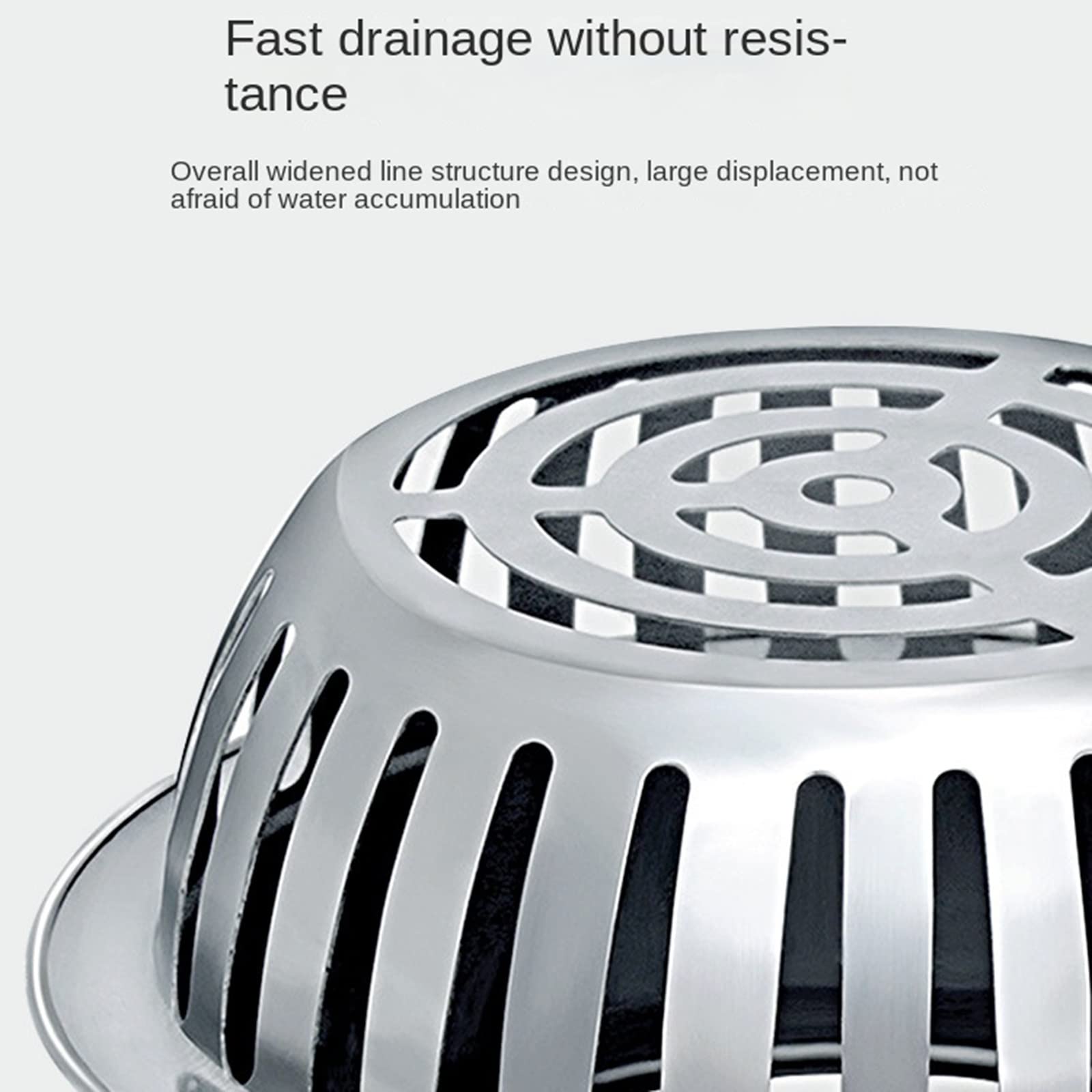 Grille De Protection Acier Inoxydable Pour Gouttière - Anti-feuilles, Anti-débris - 75 Mm - Pour Toit, Balcon, Tuyau D'évacuation - 5