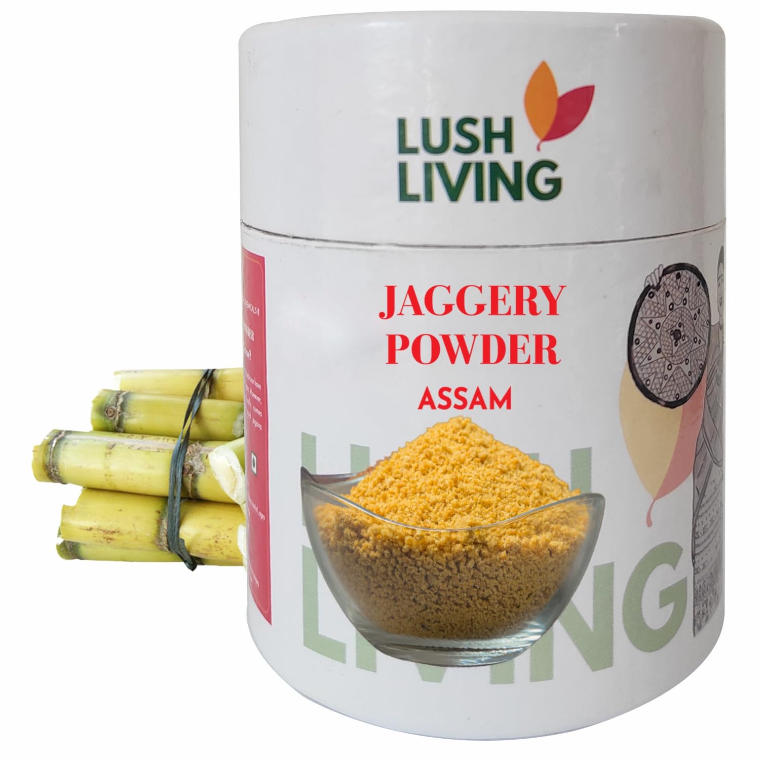 LUSH LIVING Premium Jaggery Powder 400g | Gur | High in Protein | Brahmaputra River in Assam | for Healthy Immune System | Pure & Natural (B0CDS7SKJ8) Amazon Price History, Amazon Price Tracker