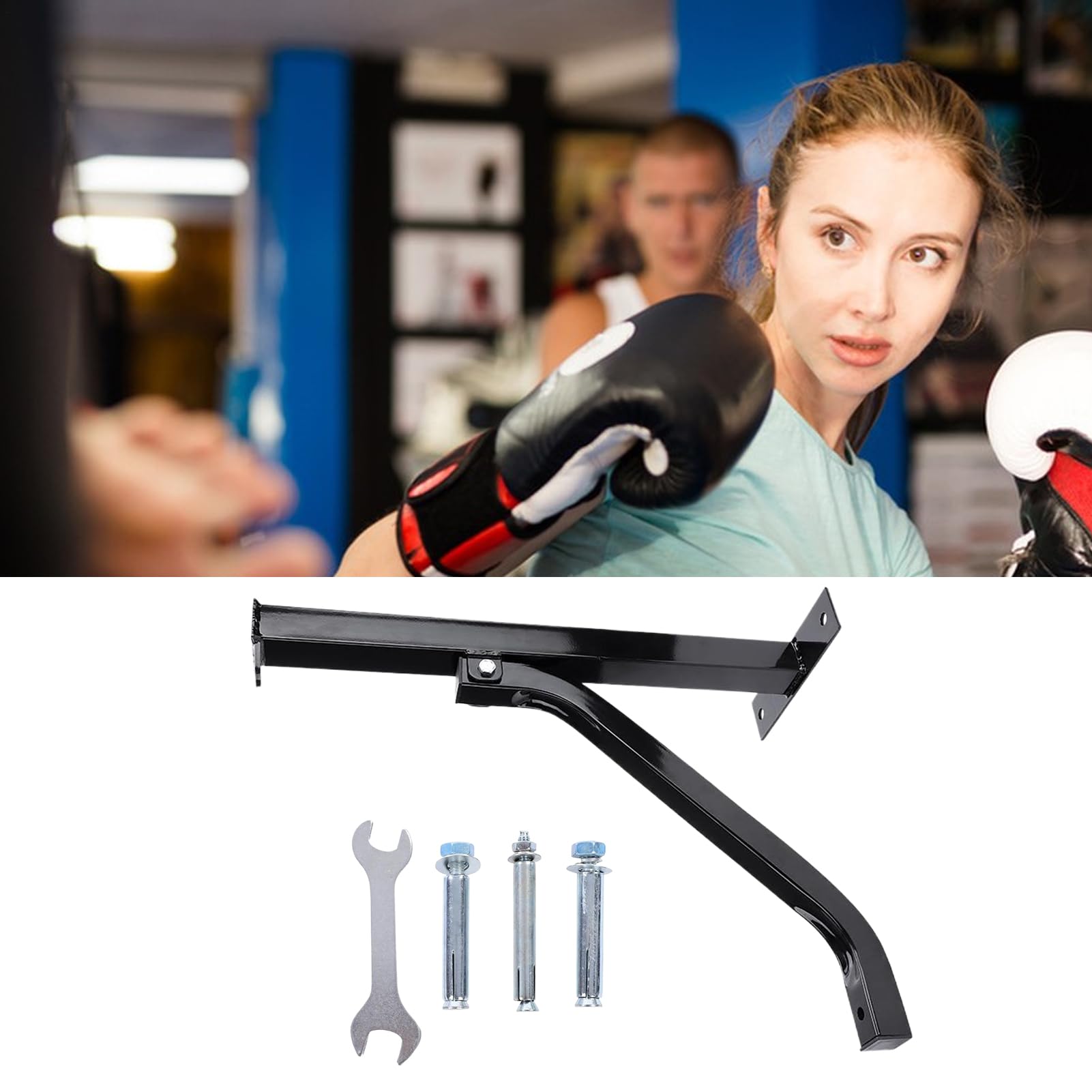 Supporto a Parete per Punching Bag Montaggio a Muro per Sacco da Boxe | per Allenamento Thai con Portata 150 Kg per Interno ed Esterno