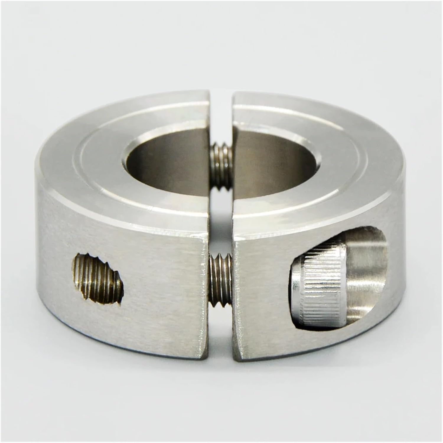 Shaft Stop Collar Double Split, Split Shaft Collar SCS Stainless Steel Screw Fastening Multiple Sizes(SCS D22 E42 B15)