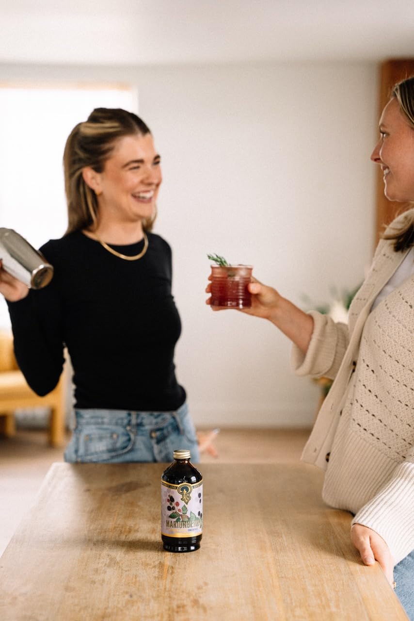 Portland Syrups Mango Habanero Syrup - Bold Mango Flavor with a Fiery Habanero Kick - Premium Beverage Concentrate for Cocktails, Mocktails, Tea, and More - 12 oz with 24 Servings (Pack of 2)