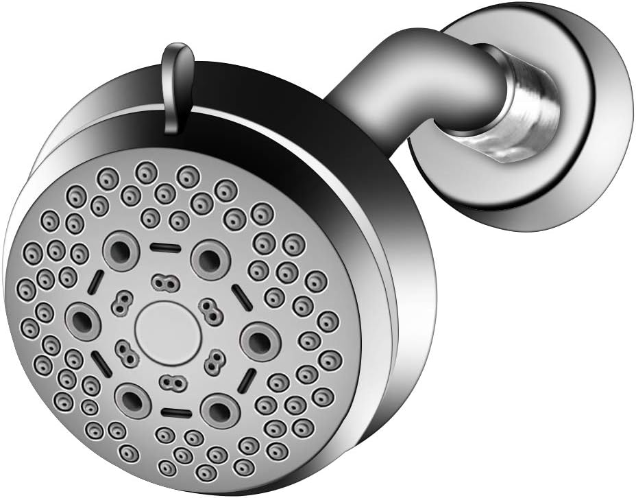 Skfirm High Pressure Adjustable 6 Mode Rain Shower Head, Wall Mounted