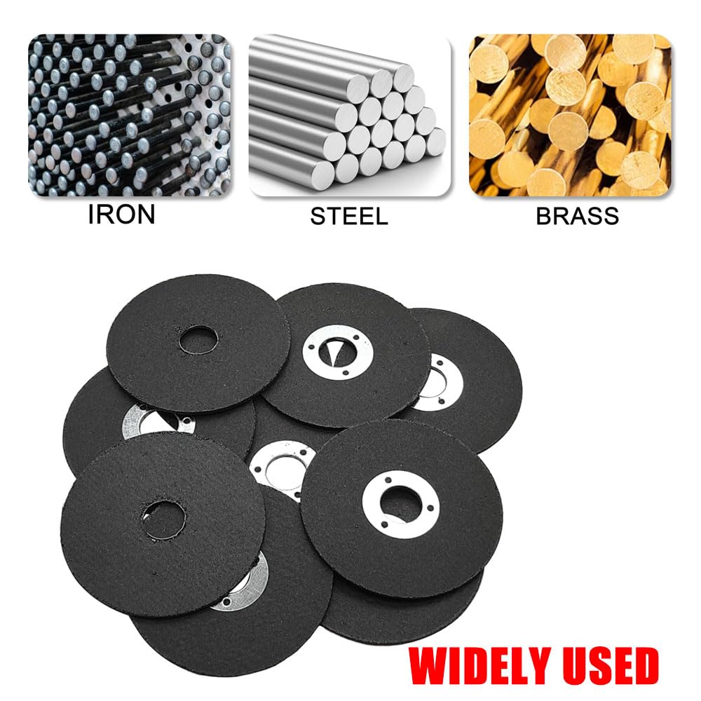 10-Pack 2 Inch Die Grinder Cut-Off Wheel Mini Metal Cutting Cutter Discs 2'' x 1/16'' x 3/8'' Arbor Cutting Wheels
