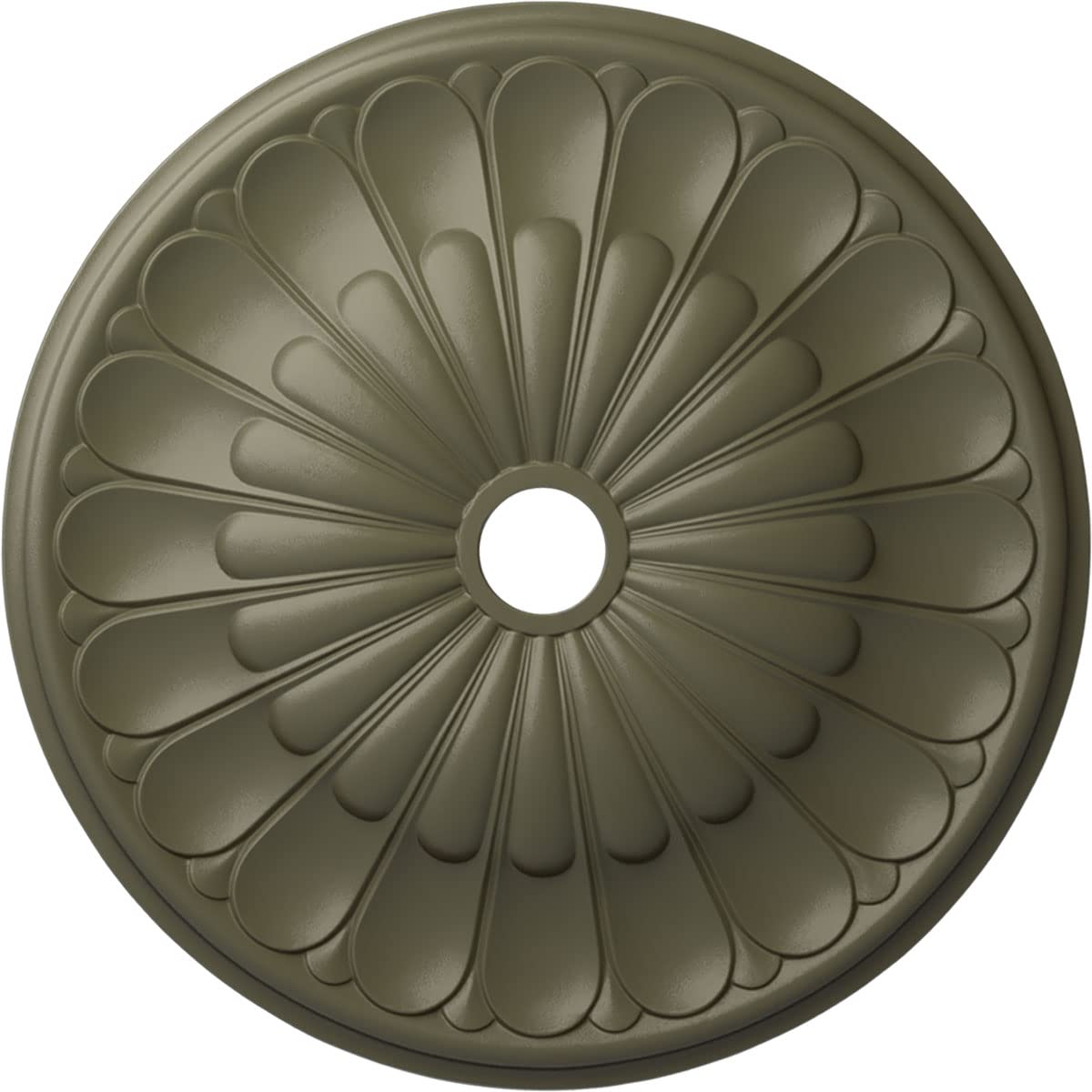Médaillon de plafond Ekena menuiseries Gorleen cuivre antique Cm31goacs