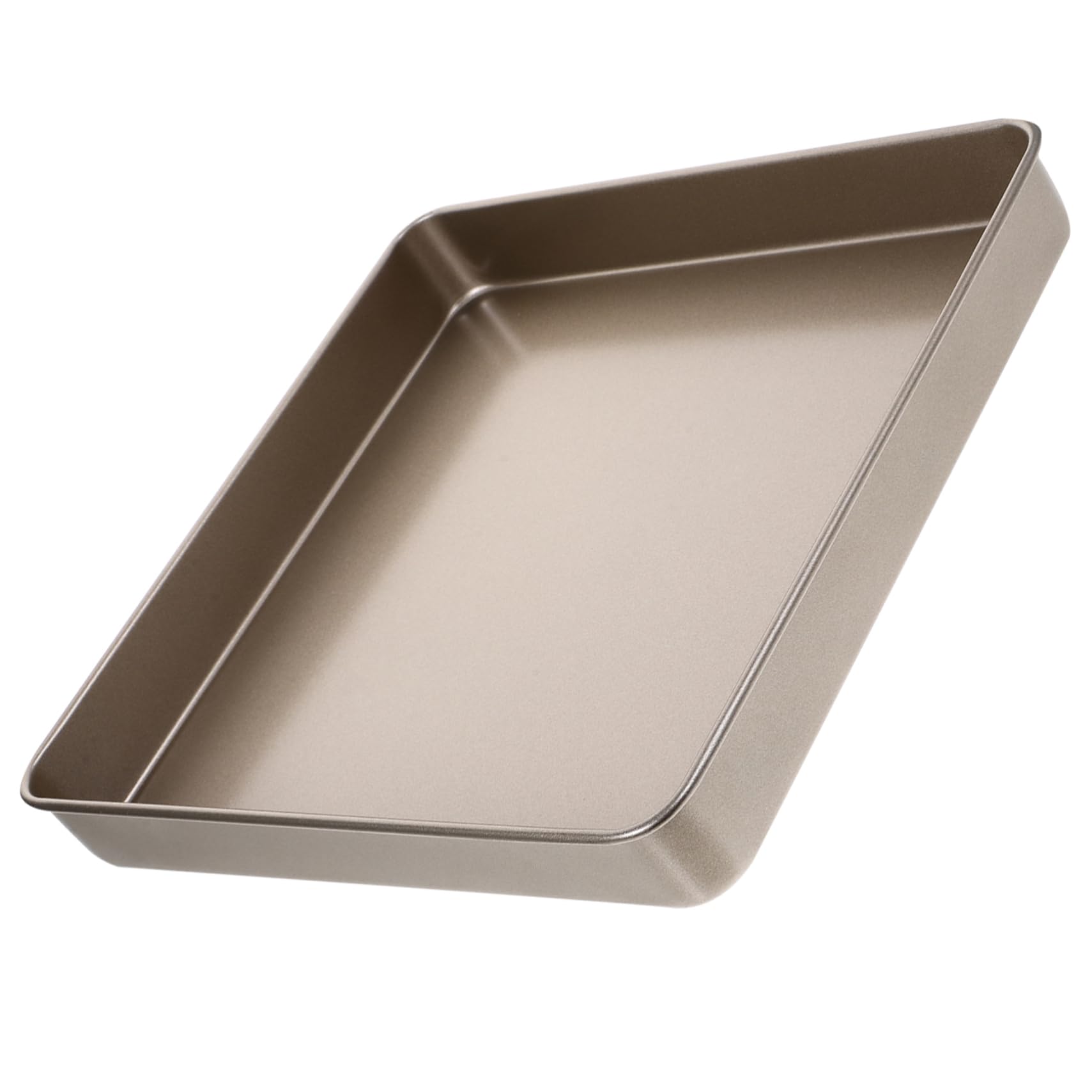 SOLUSTRE Teglia Quadrata Antiaderente per Dolci 28cm in Acciaio al Carbonio, Facile da Pulire, per Forno e Cucina Domestica