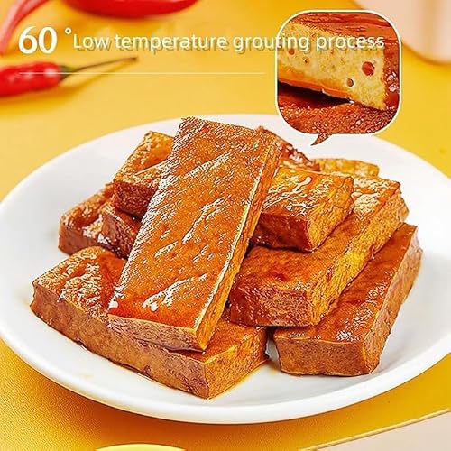 Spicy Dried Tofu Snacks, Multi-Flavor Dried Tofu, Chinese Specialty Snacks, Five-Flavor Product Combination Gift Pack, 20 Bags Of Individual Packaging, Office Essential，440g15.5Oz (Mixed Pack) - Thumbnail 6