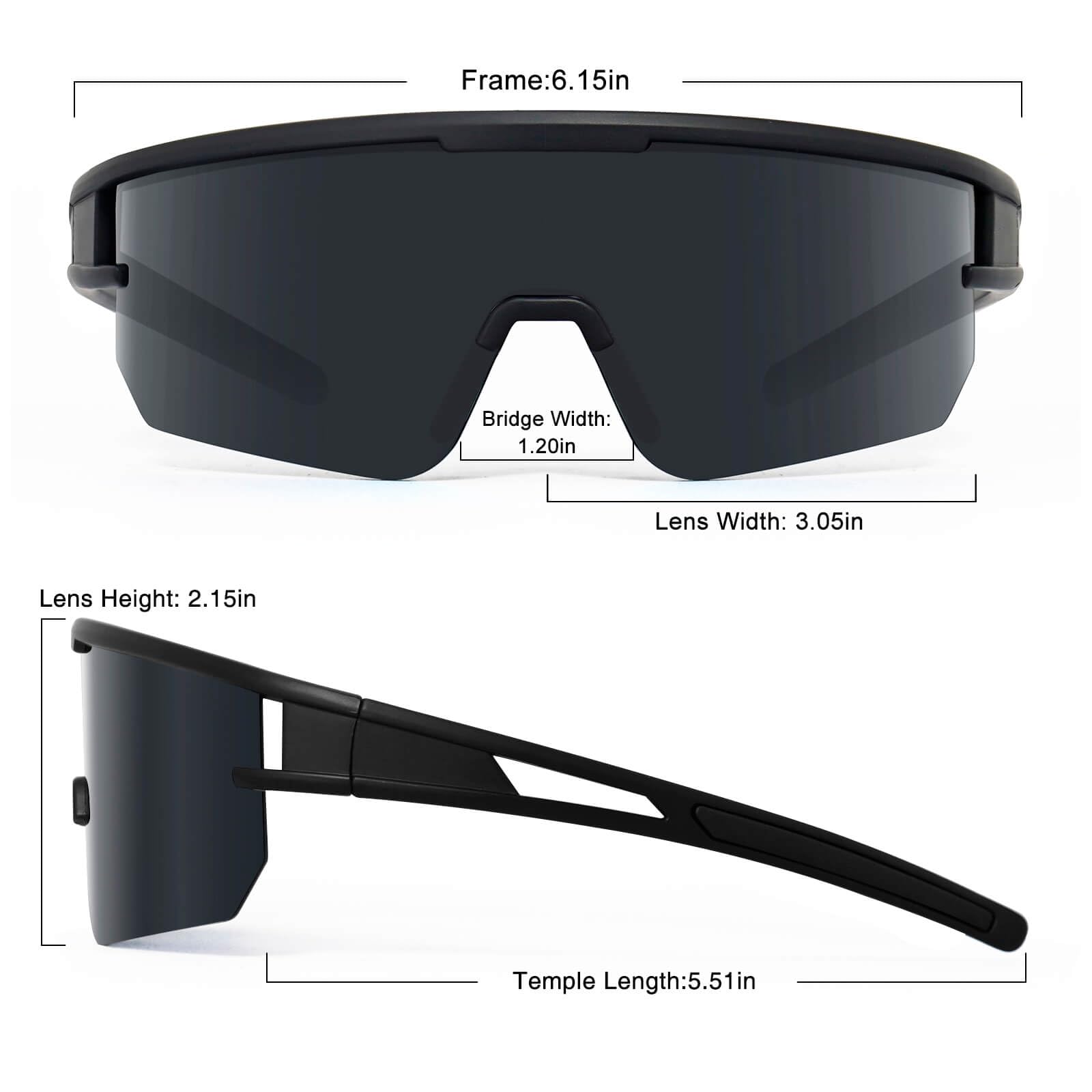 AVV Okulary przeciwsłoneczne z polaryzacją, UV400, okulary rowerowe, dla mężczyzn i kobiet, młodzieży, biegania, uprawiania sportu, wędkowania, jazdy na rowerze