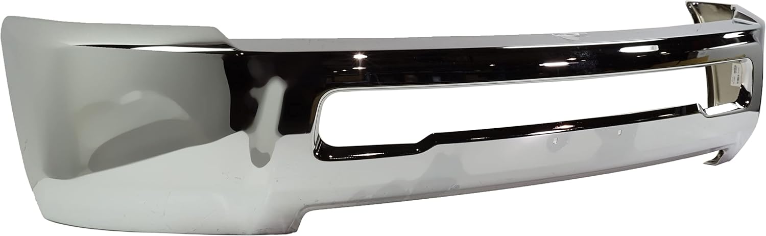 Garage-Pro Bumper for Ram 2500 3500 2011-2018 Front Chrome Steel w/o Fog Light Holes w/o parking aid sensor holes Replaces # 68045699AB CH1002391