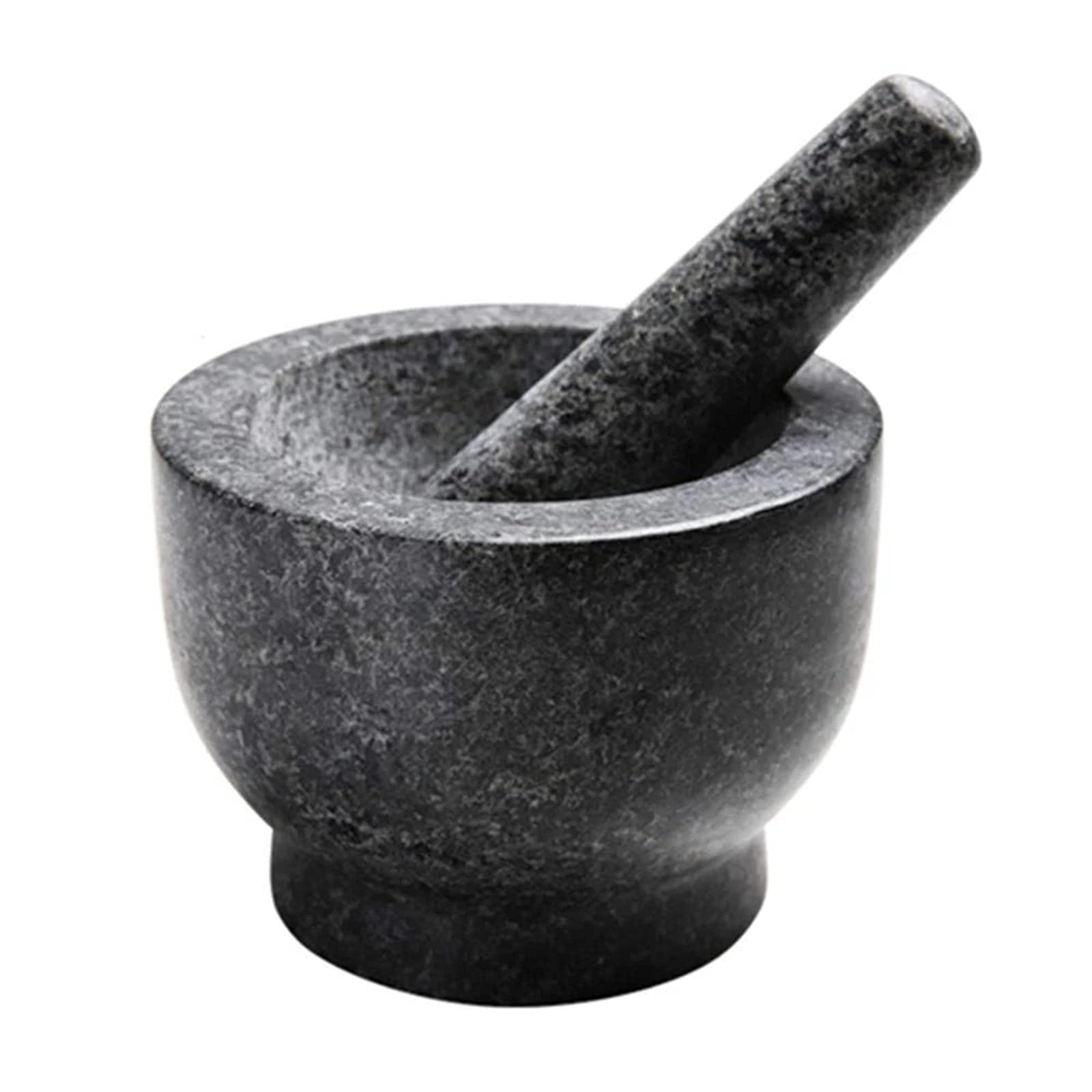 Ensemble de mortier et Pilon en Granit Artisanal pour broyer Les Herbes