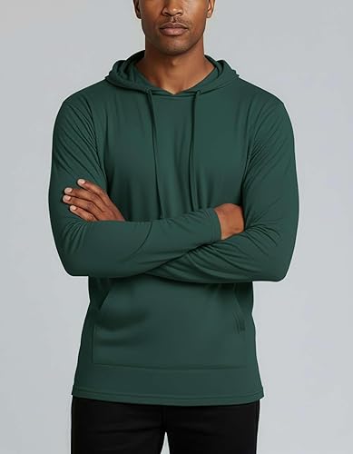 Miniatura 9 de Real Essentials Paquete de 3 sudadera con capucha de algodón ligero y casual con cordón y bolsillo para hombre