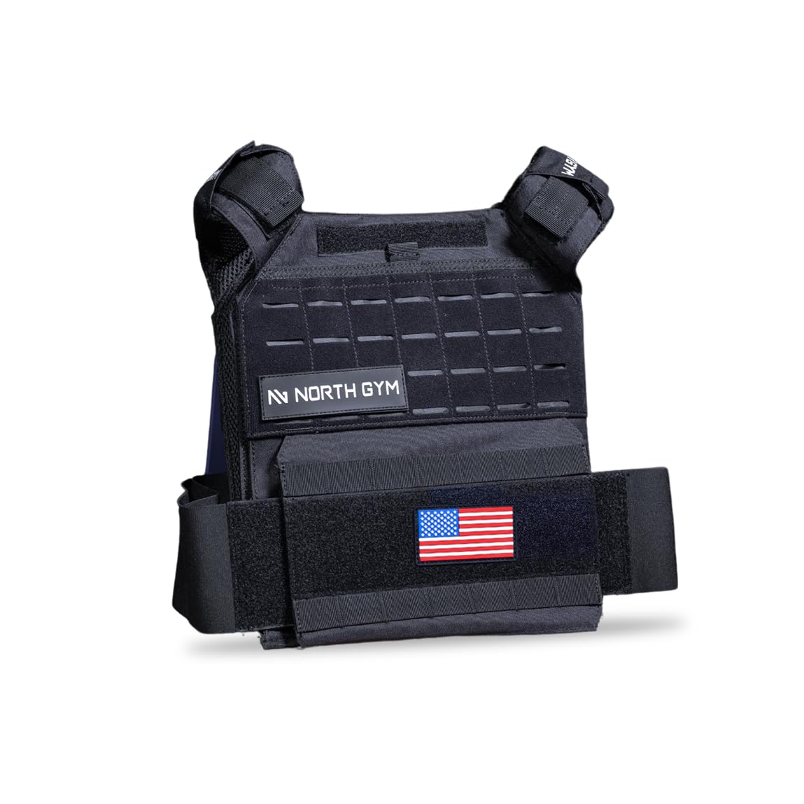 Northgym Adjustable Weighted Vest Incl 3D Weight Plates in 14lbs 20lbs 30lbs 42 5lbs - Optimized Weight Distribution