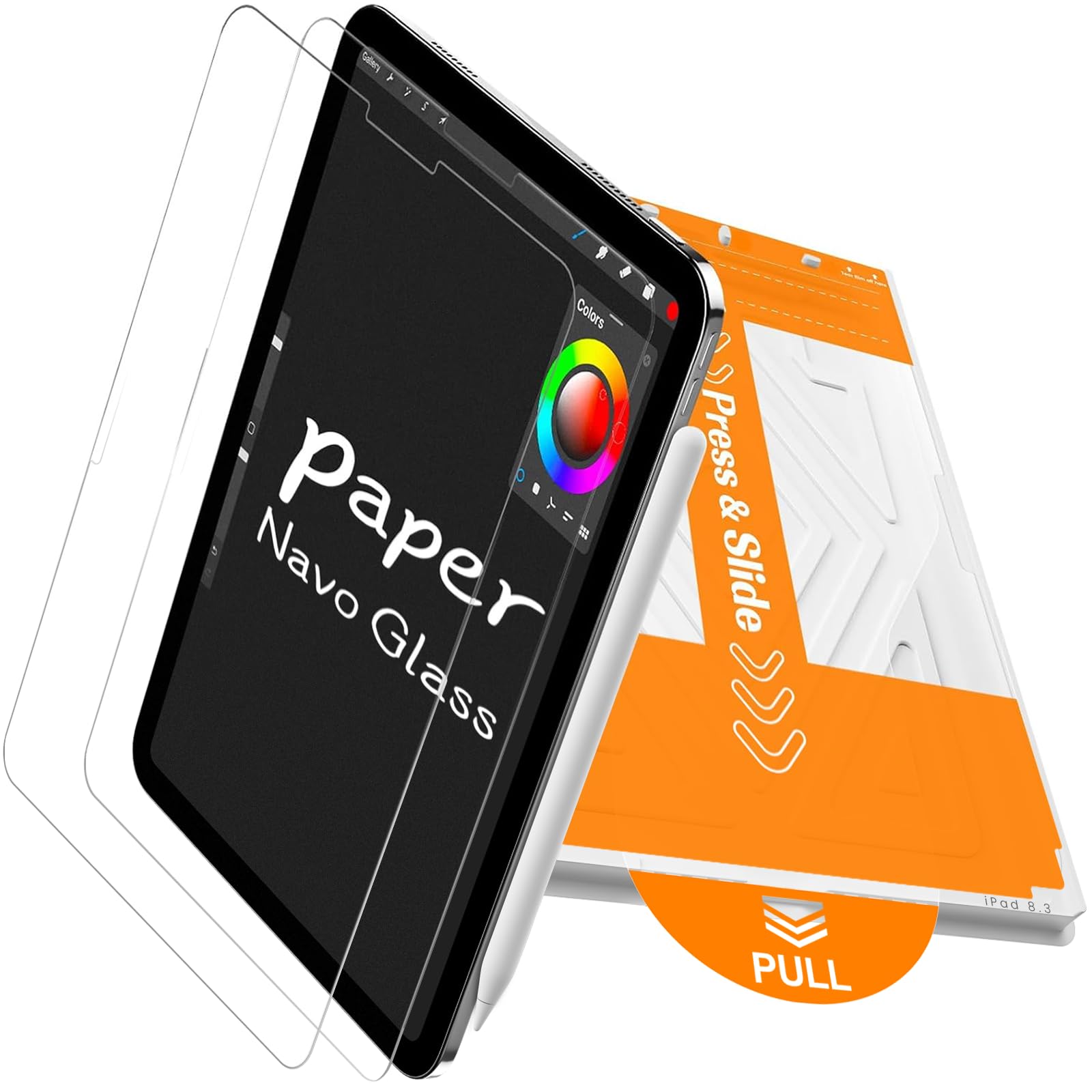 PandaShield 2-Pack Paperfeel Screen Protector for iPad mini A17 Pro/6th Gen