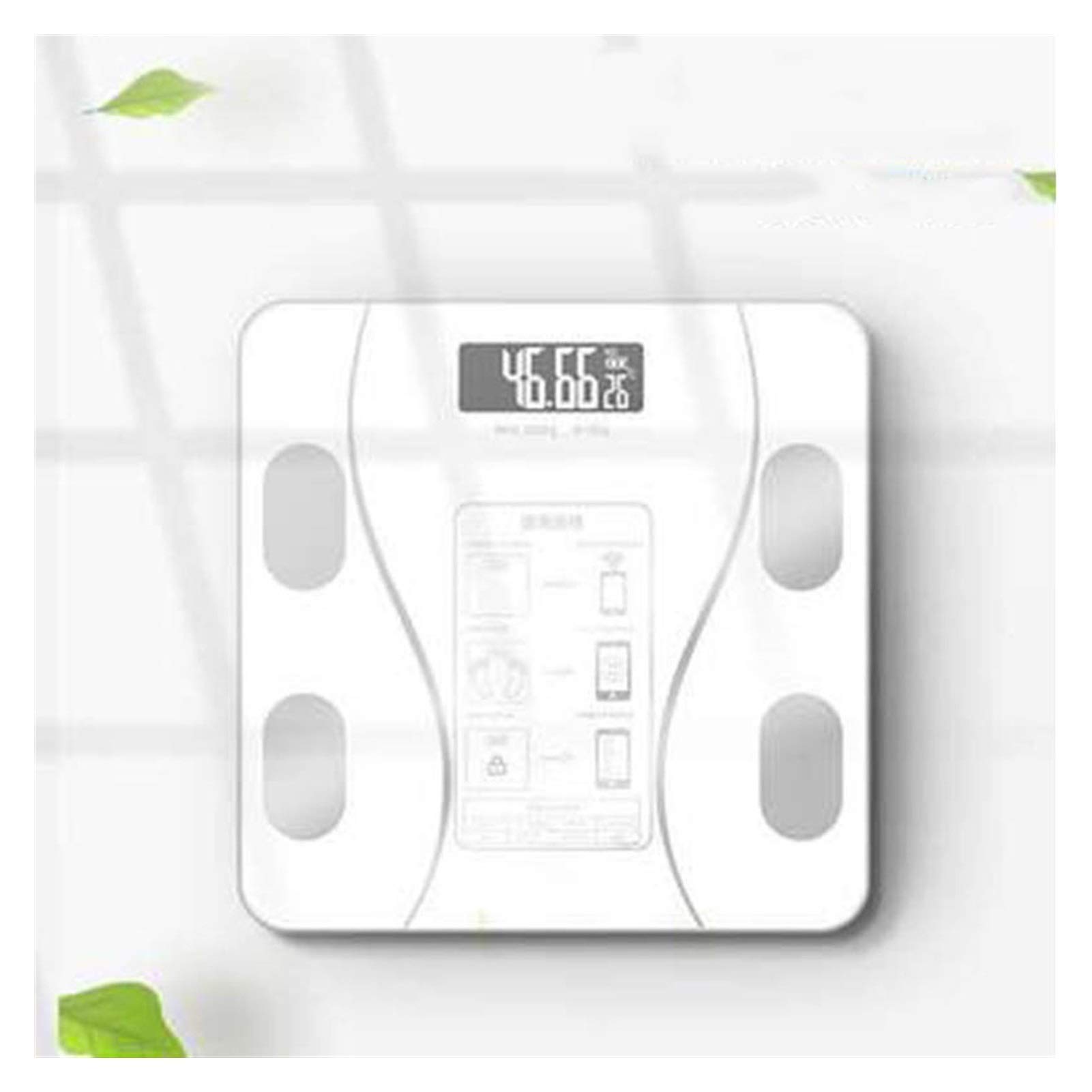 Design de Mode Balance de Graisse Corporelle Bluetooth Balance Nouveau Tuner Balance de Poids de Salle de Bain Numérique Analyseur de Composition Corporelle Balance de Pesage Numérique Intelligente s