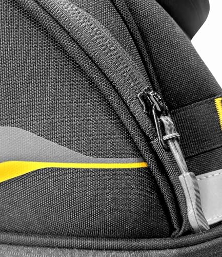 Image of Cramster Turtle V2 Tank Bag 24L - Durable Polyester Fabric | Genuine 3M Reflective Panels | Genuine YKK Zippers - Black