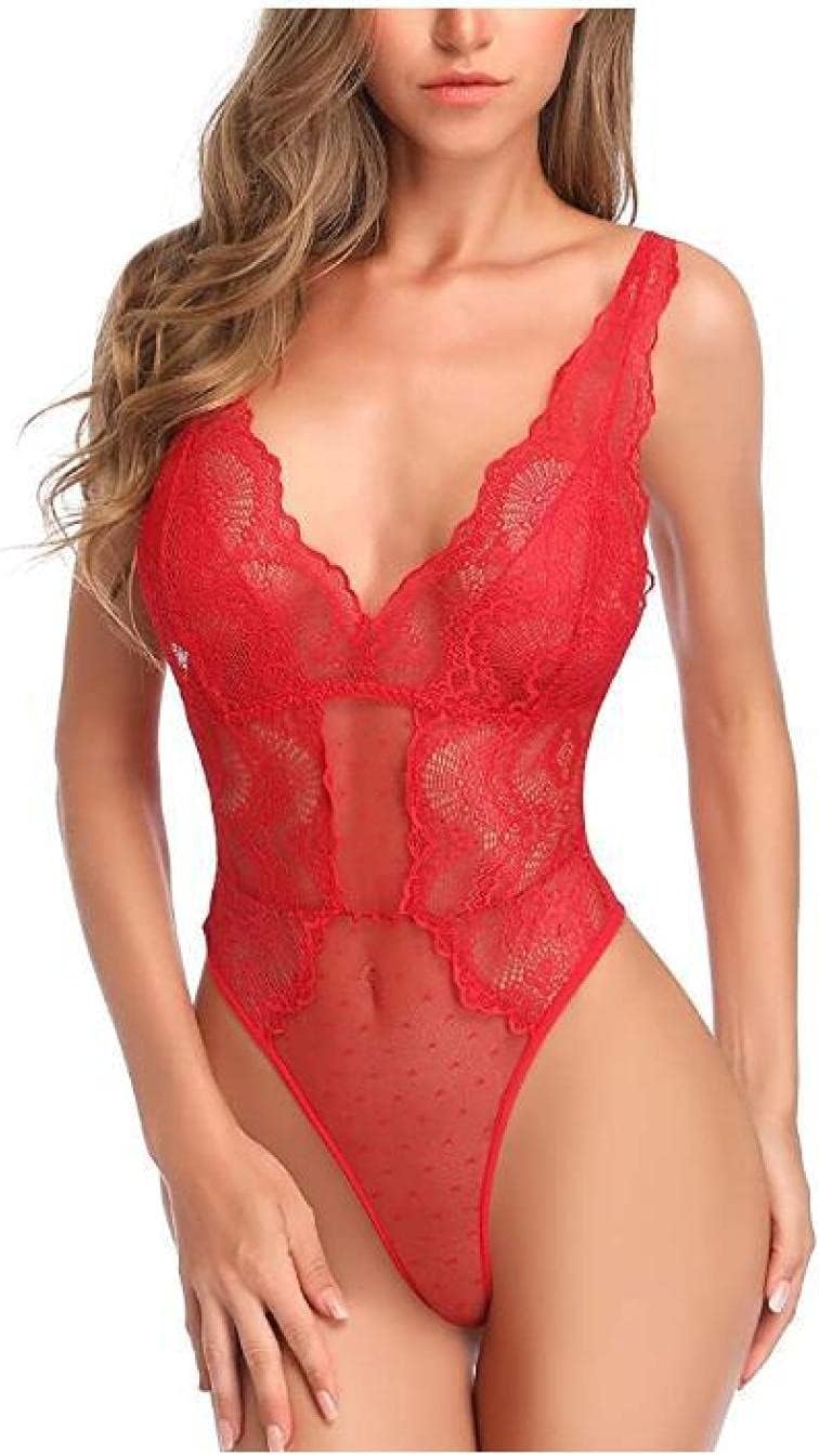 Perspective Bodysui Lace Tights Dobby Mesh Lingerie