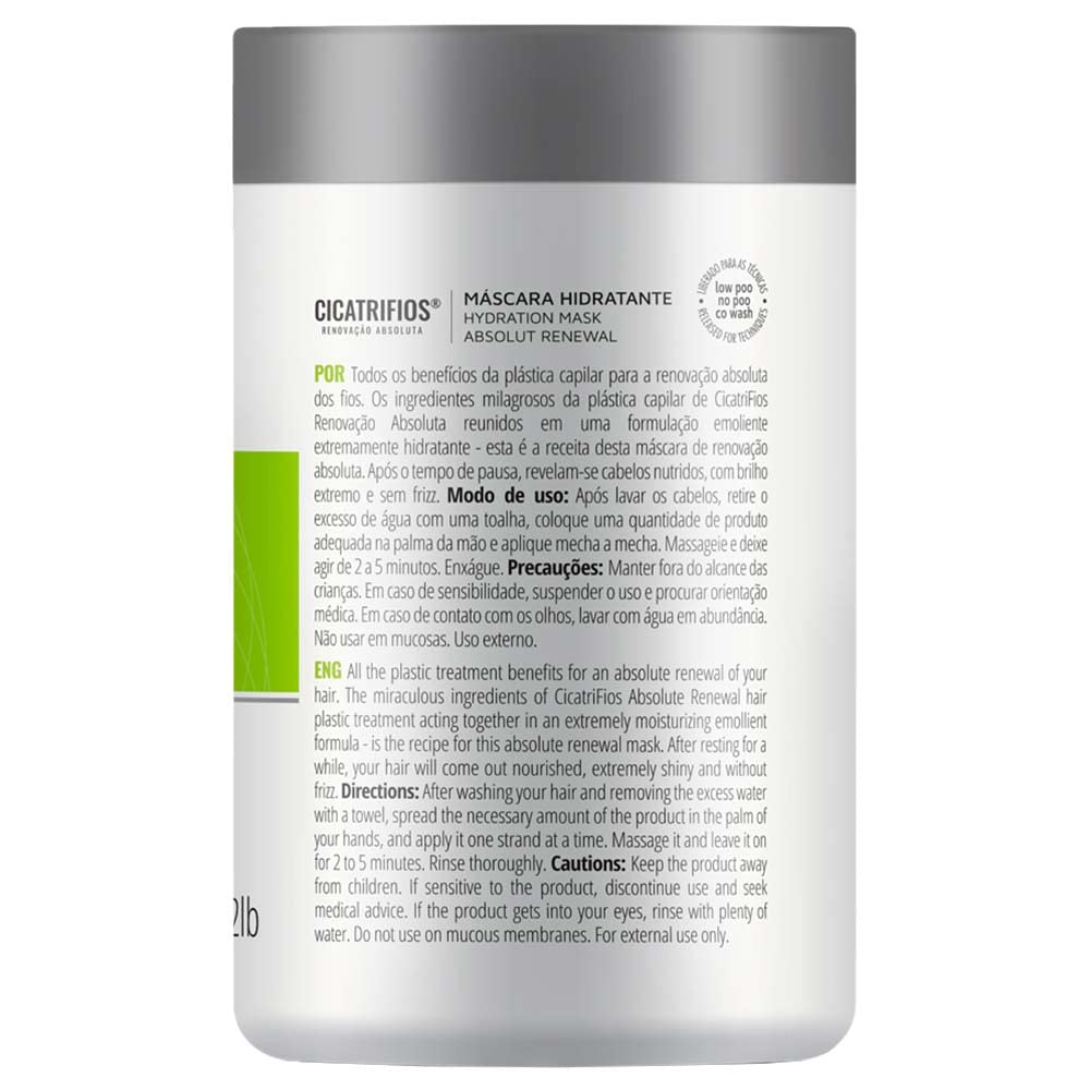 Inoar Cicatrifios Hydration Absolute Renewal Hair Mask 1 kg