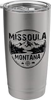 Missoula, Montana Stainless Steel Insulated Tumbler