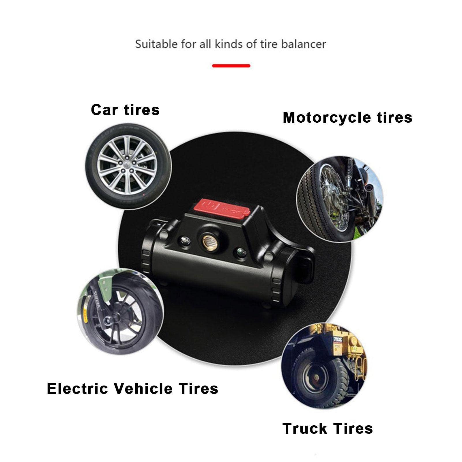 Teksome Equilibratrice per Ruote Auto, bilanciatore per Ruote Auto, Posizionamento a infrarossi per Trovare Blocco di Piombo, Luce di bilanciamento degli Pneumatici per Trovare Blocco di Piombo