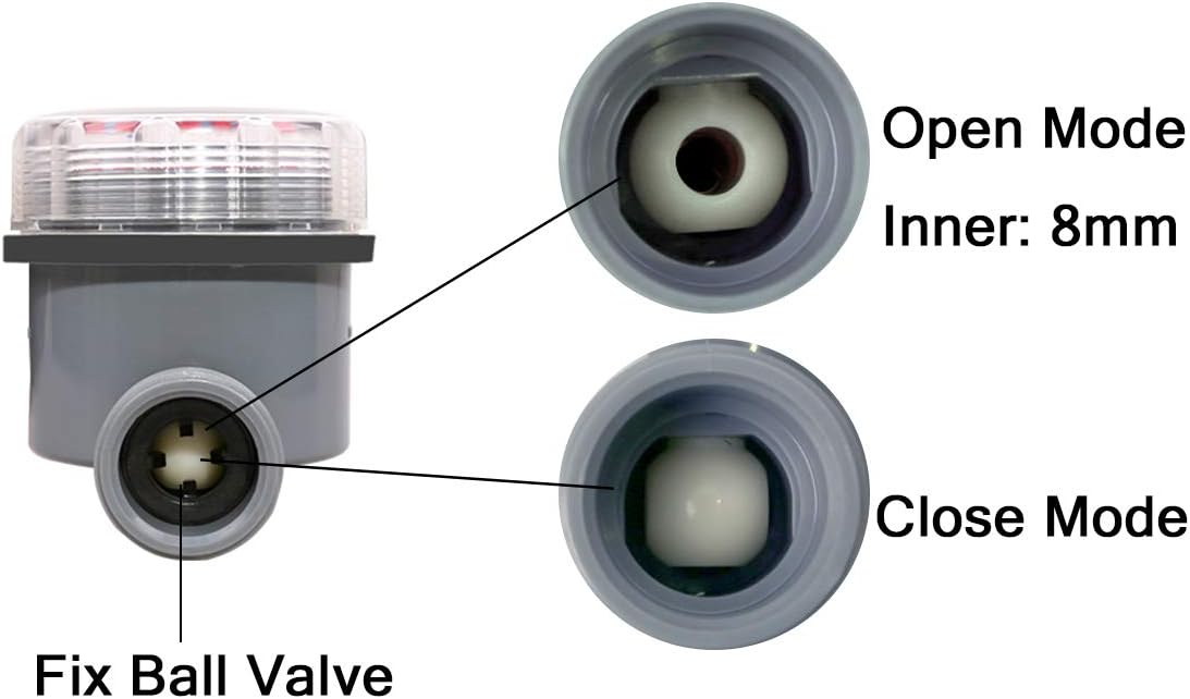 Yardeen Electronic Water Timer Garden Irrigation Controller Digital Intelligence Watering System LCD Waterproof, No Water Pressure Required : Patio, Lawn & Garden