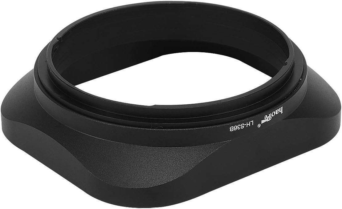 Haoge LH-S36B Bayonet Square Metal Lens Hood Shade for Sony FE 35mm F1.8 SEL35F18F E-Mount Lens