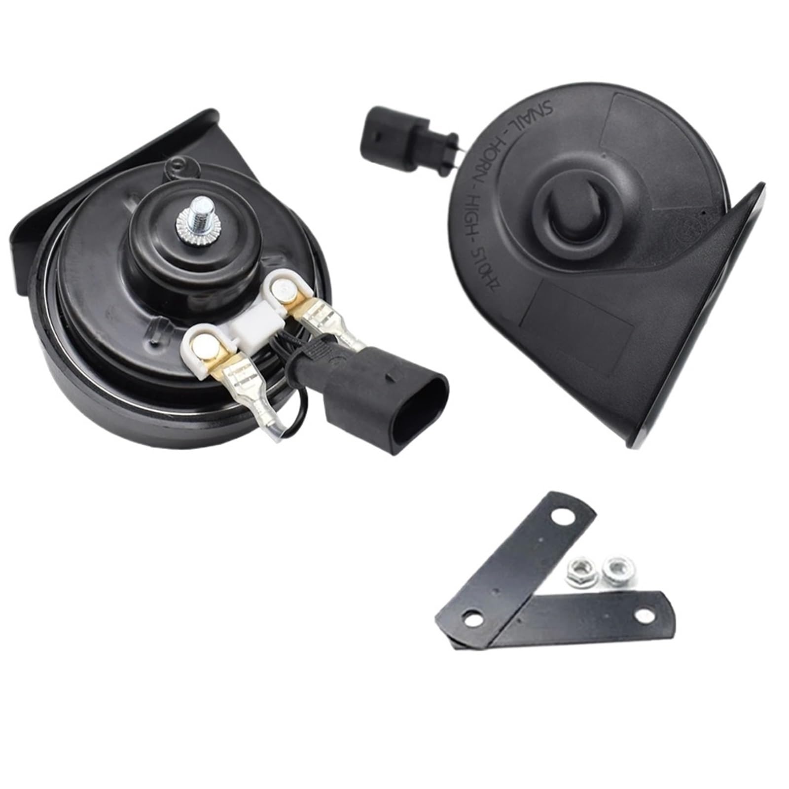 Clacson a chiocciola impermeabile ad alto volume, toni alti e bassi, 12 V, 110-125 dB, 410/510 Hz, doppio tono, for BMW, for X3, for F25, 2011, 2012, 2013, 2014, 2015, 2016, 2017